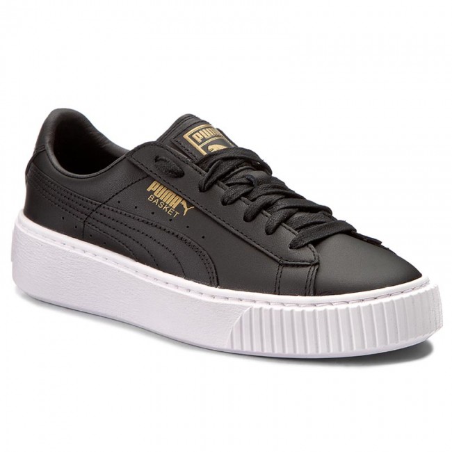 Giày Puma Wmns Basket Platform Core 'Black Gold' 364040-03 - Ảnh 2