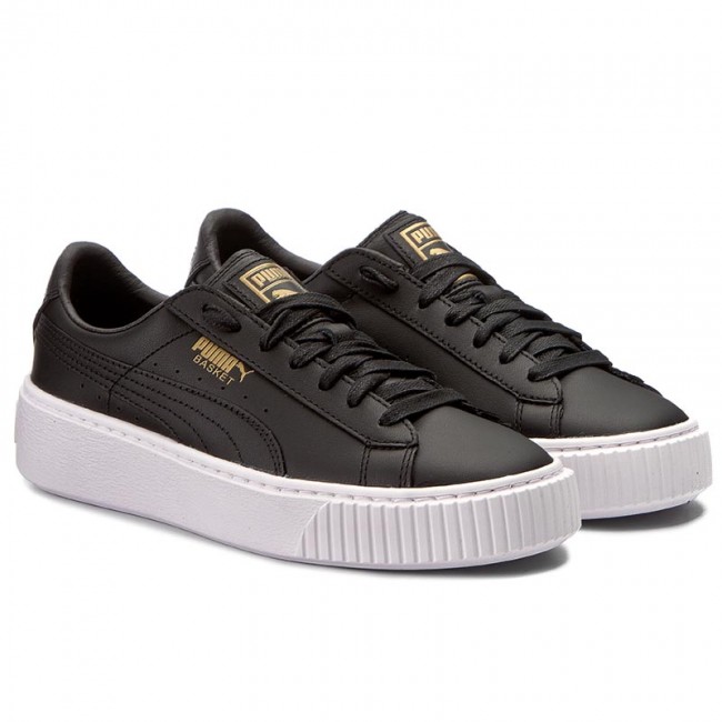 Giày Puma Wmns Basket Platform Core 'Black Gold' 364040-03 - Ảnh 8
