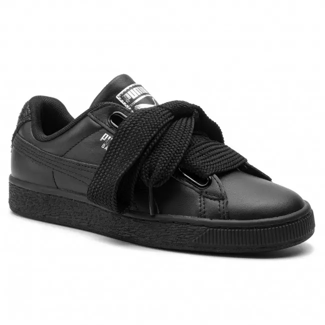 Alternative view of Giày Puma Wmns Basket Heart Bio Hack 'Black' 369223-03