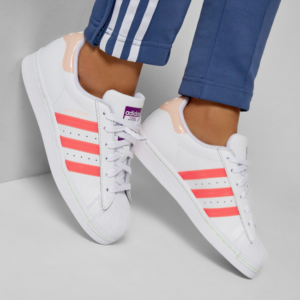 Alternative view of Giày Adidas Wmns Superstar 'Signal Pink' FW2502