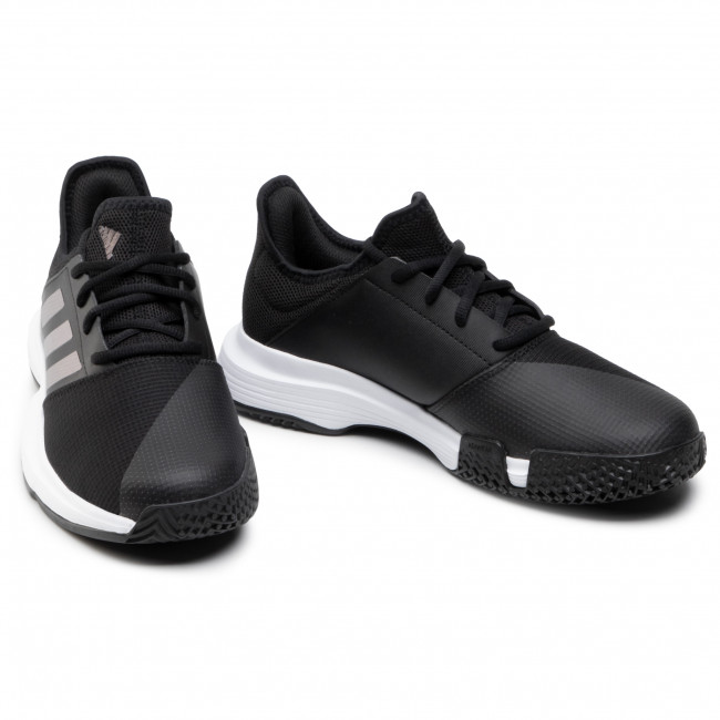 Giày Adidas GameCourt 'Black White' FX1553 - Ảnh 5