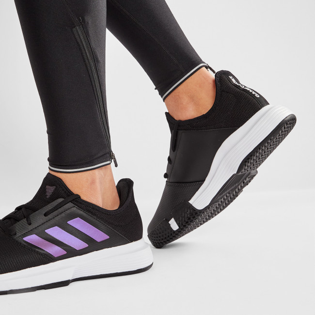 Giày Adidas GameCourt 'Black White' FX1553 - Ảnh 4