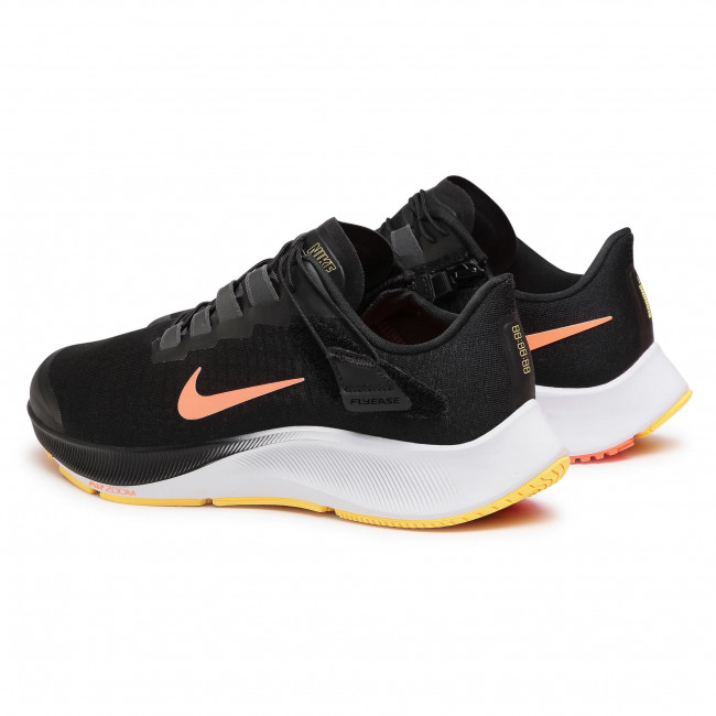 Giày Nike Air Zoom Pegasus 37 FlyEase 'Black Bright Mango' CK8474-005 - Ảnh 4