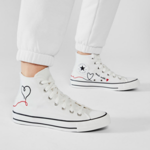 Giay Converse Chuck Taylor All Star High 'Made with Love White' 171159C