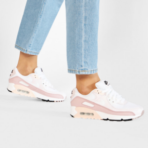 Alternative view of Giày Nike Air Max 90 White Champagne 'Light Violet' CV8819-100