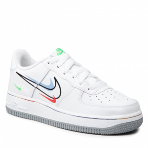 Alternative view of Giày Nike Air Force 1 Low GS 'Multi Swoosh' DM9473-100