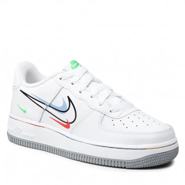 Alternative view of Giày Nike Air Force 1 Low GS 'Multi Swoosh' DM9473-100
