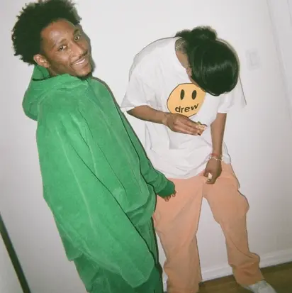 Alternative view of Áo Drew House Corduroy Hoodie Green