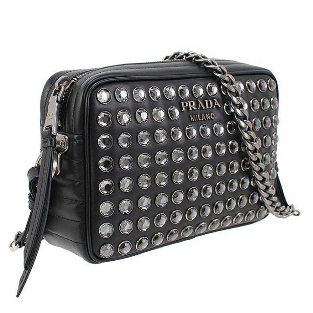 Túi Prada Diagram Crystal Shoulder Bag 1BH103-2D91-F034C - Ảnh 5