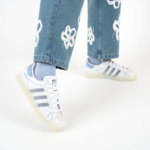 Alternative view of Giày Adidas Superstar Future Shell 'White Blue' FX5551