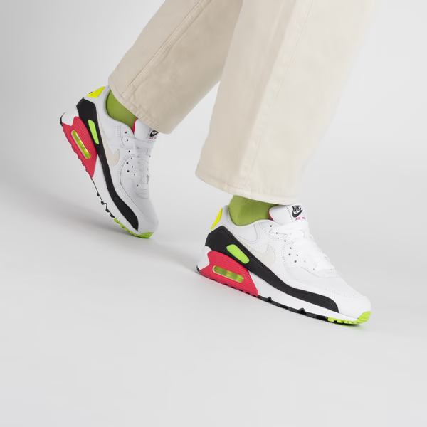 Giay Nike Air Max 90 'White Volt Rush Pink' DQ4071-100