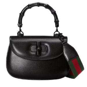 Túi Gucci Medium Top Handle With Bamboo Black Leather ‎672206-10ODP-1060