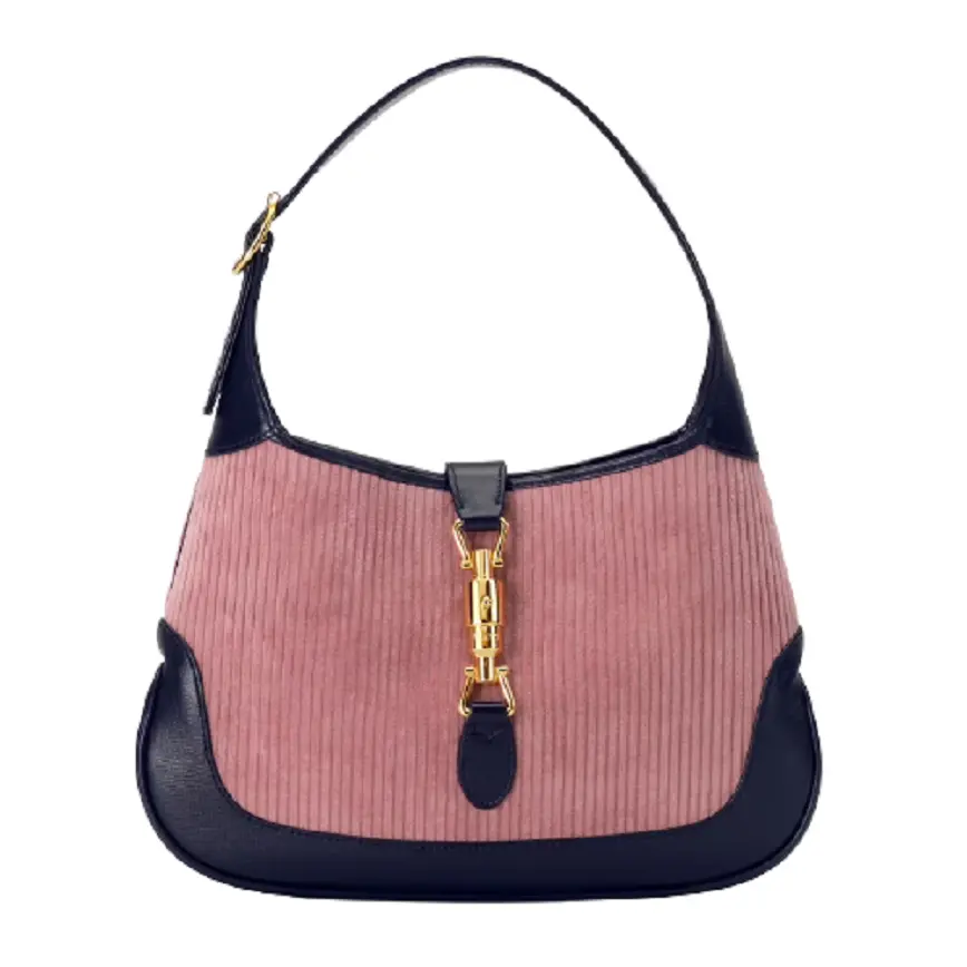 Túi Gucci Jackie 1961 Small Shoulder Pink Corduroy 636706-2S8AG-6781