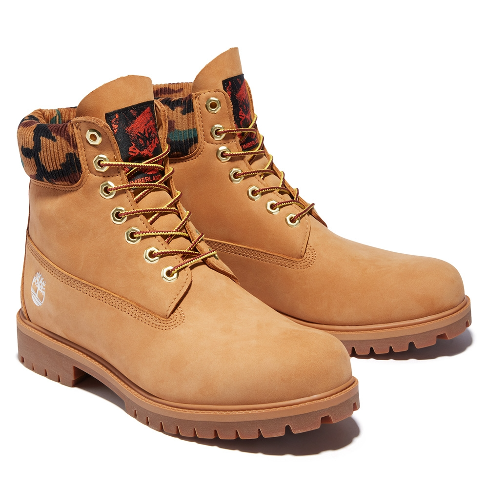 Giày Timberland Contrast Collar 'Wheat' A2KCE231 - Ảnh 2