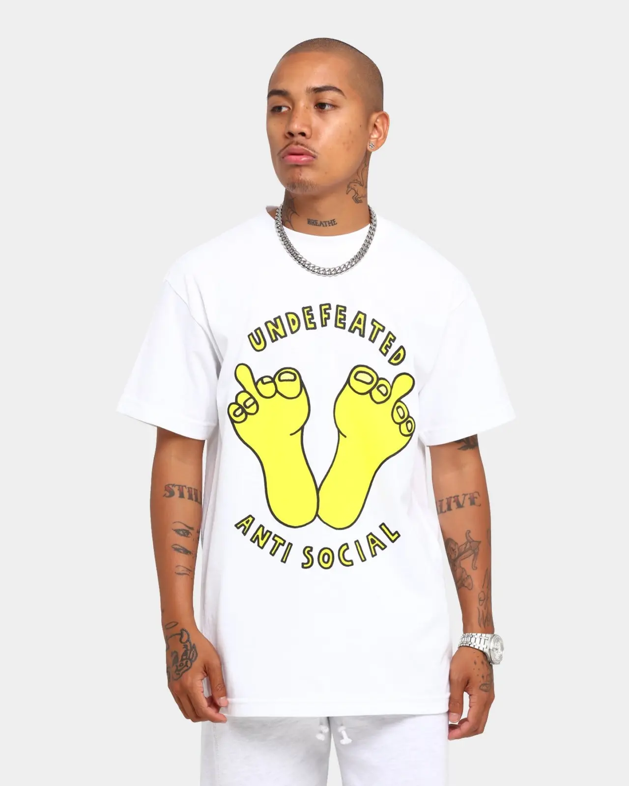 Alternative view of Áo Undefeated X ASSC T-Shirt 'White Tee' ASC-XUTWH