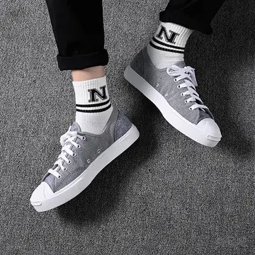 Alternative view of Giày Converse Jack Purcell Renew Low 'Grey Twill' 169613C