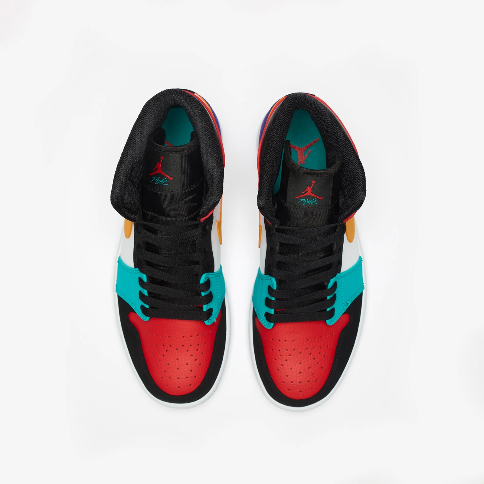 Giày Nike Air Jordan 1 Mid 'Bred Multicolor' 554724-125 - Ảnh 4