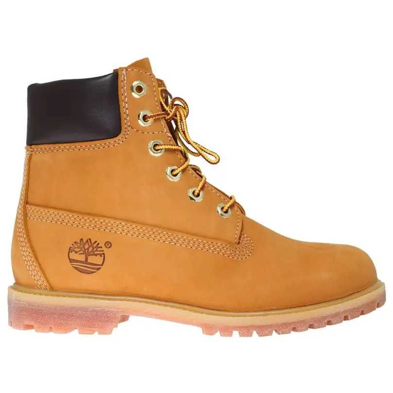 Giày Timberland 6 Inch Premium Lace Up Beige Flat Boots 10361W