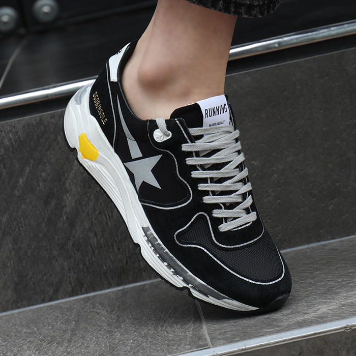 Giày Golden Goose Running Sole 'Black Silver Star' GMF00126-F000326-90178 - Ảnh 3