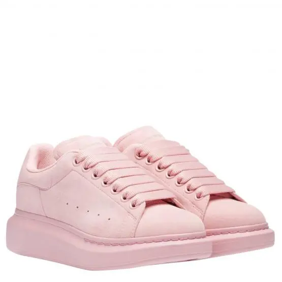 Alternative view of Giày Alexander McQueen Wmns Larry Oversized Sneaker 'Pink' 621053-WHV67-5710
