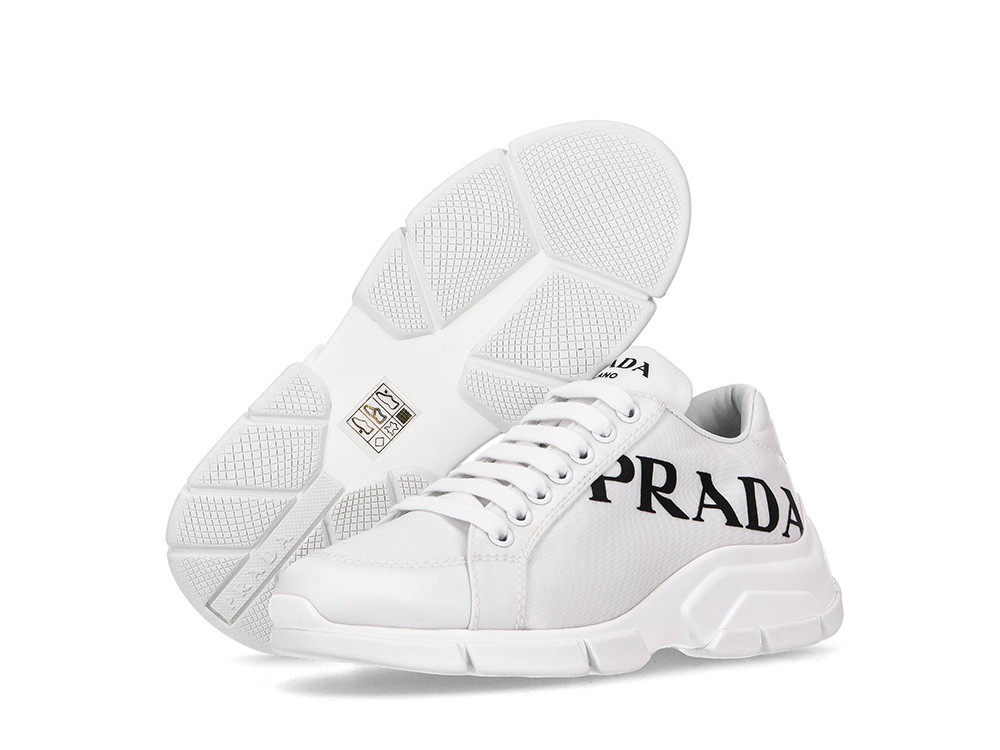Giày Prada Nylon Bicolor White 1E662M_3LFV_F0964 - Ảnh 3