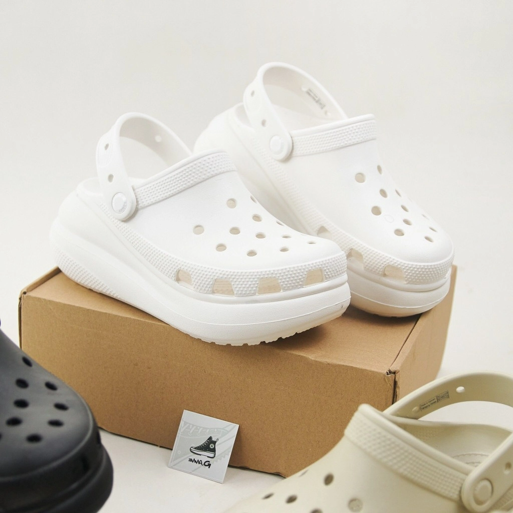 Dep Crocs Classic Crush Clog 'Slides White' 207521-100