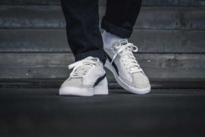 Alternative view of Giày Puma Basket 90680 'Black White' 365944-01