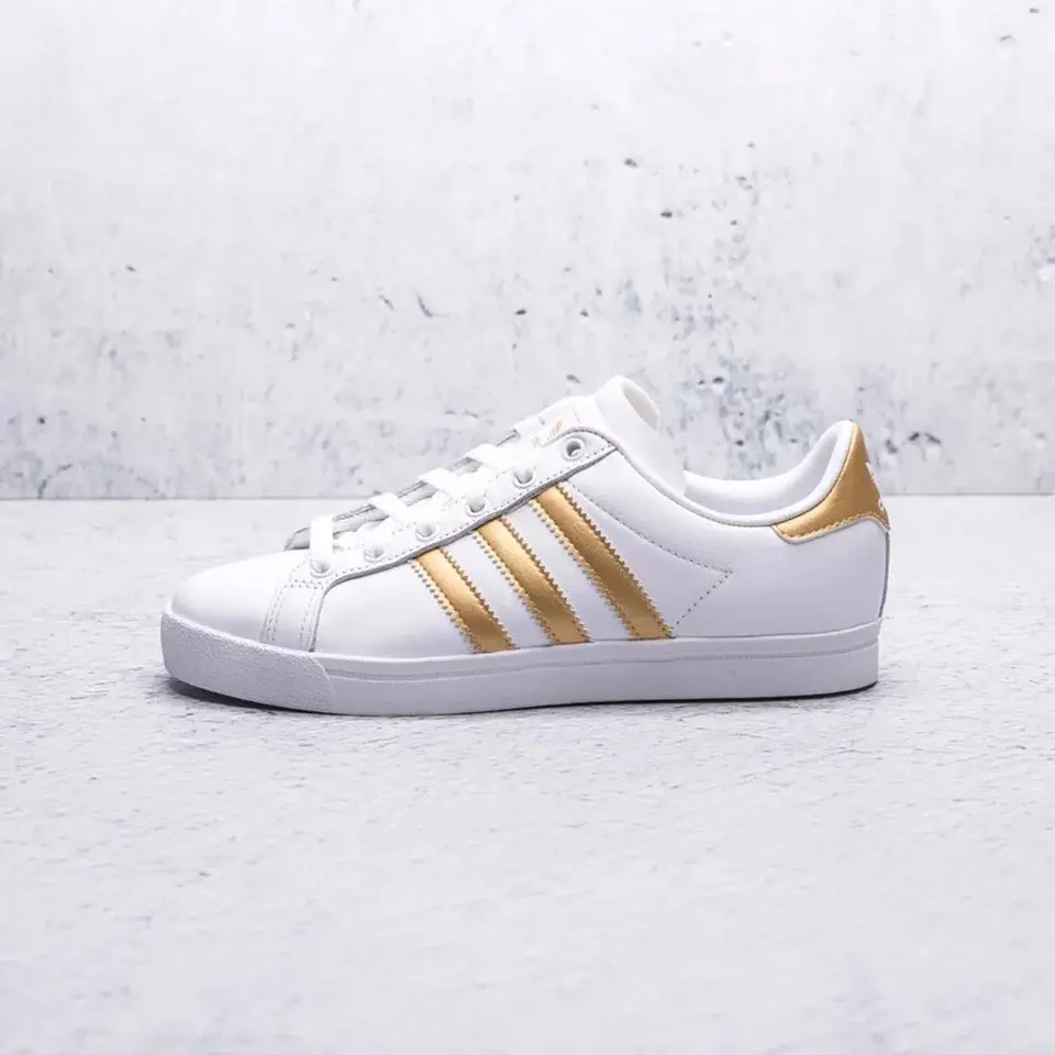 Alternative view of Giày Adidas Wmns Coast Star 'White Gold Metallic' EE6200