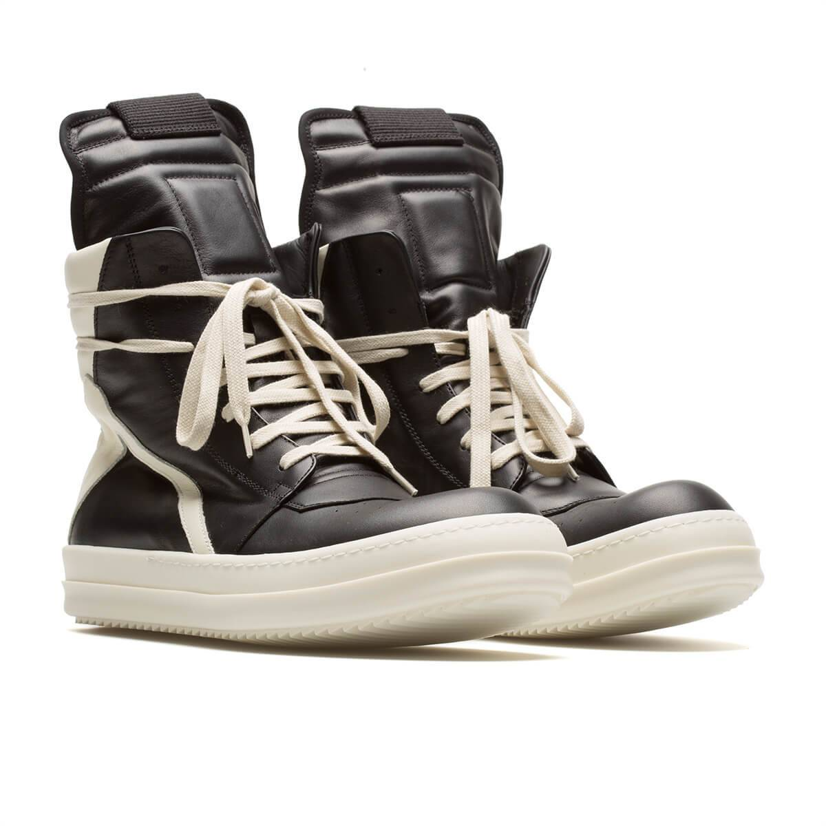 Giày Rick Owens Geobasket Sneakers Black RU21S6894 - Ảnh 2
