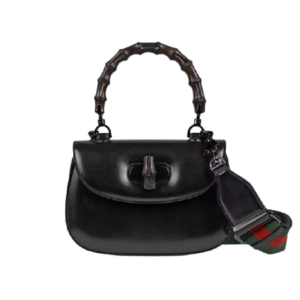Túi Gucci Small Top Handle With Bamboo Black Leather ‎675797-10ODP-1060