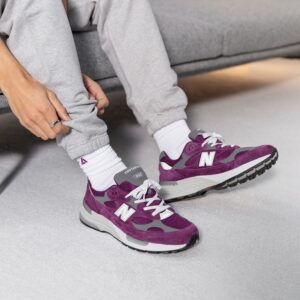 Alternative view of Giày New Balance 992 Made In USA 'Maroon' M992BA
