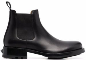 Giày Valentino Garavani Roman Stud Calfskin Chelsea Boot WY2S0E58ZQK0NO