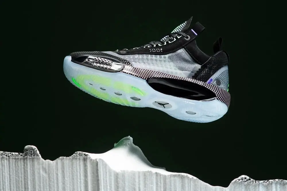 Alternative view of Giày Nike Air Jordan 34 Low PD PF 'Halftone Dots' CZ7751-013