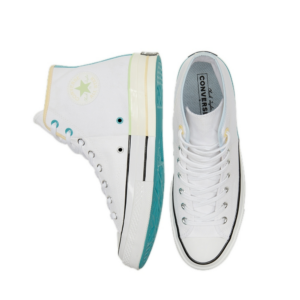 Giay Converse Chuck 70 High 'White Pack Chambray Blue' 171179C