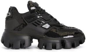 Giày Prada Cloudburst Thunder Sequin 'Black' 1E786M-959-F0002