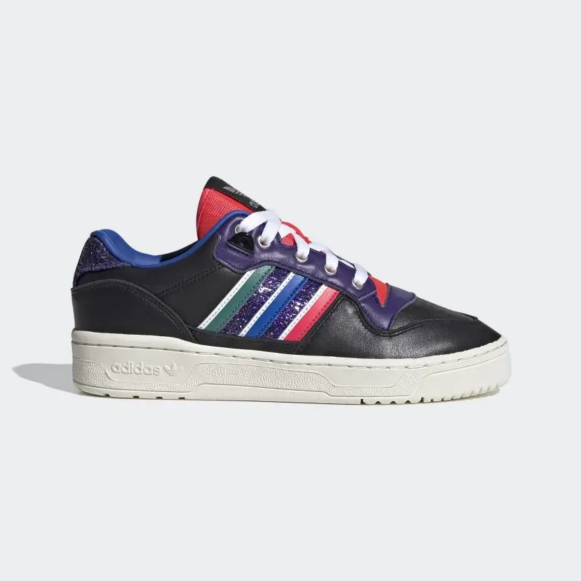 Alternative view of Giày Adidas Rivalry Low 'Black White' FW9618