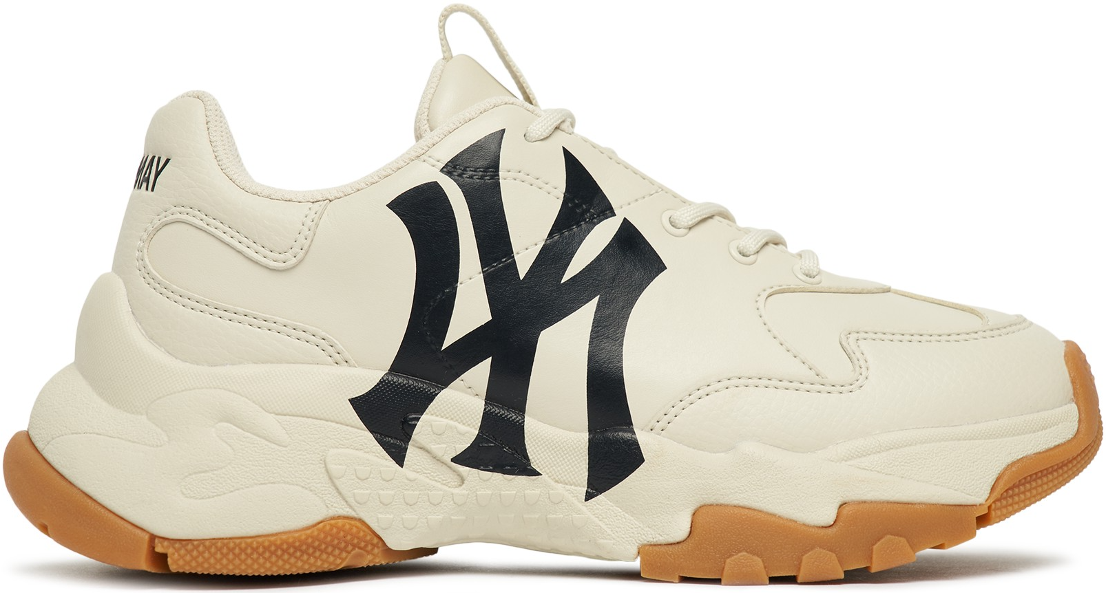 Giay MLB BigBall Chunky A New York Yankees 'White Black' 3ASHC101N-50BGL