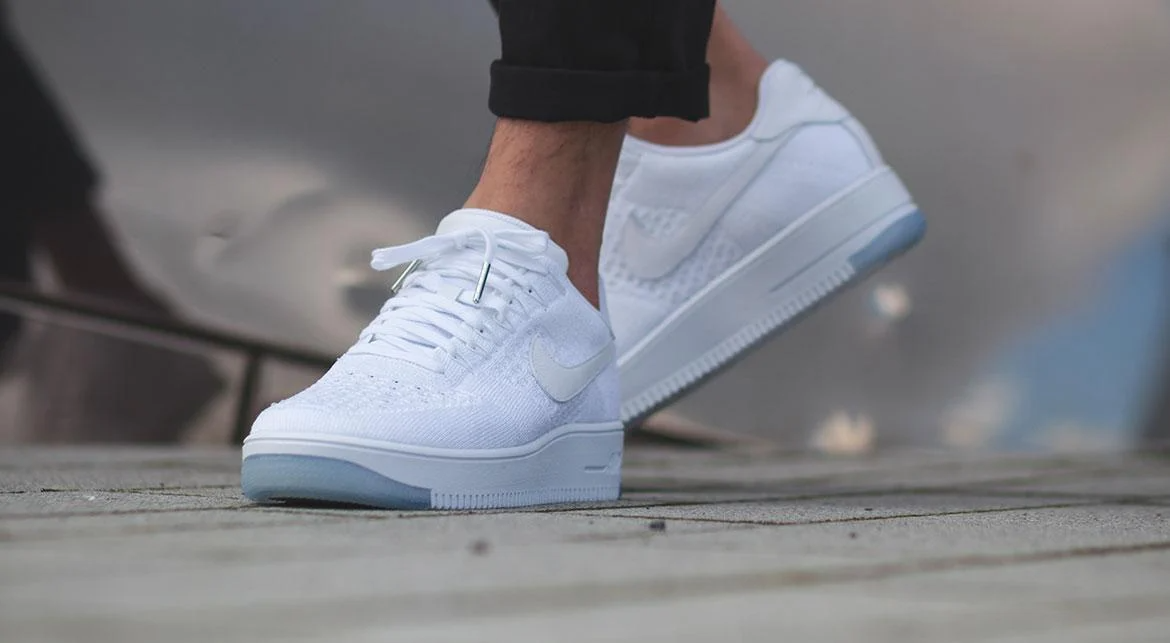 Giày Nike Air Force 1 Ultra Flyknit Low 'White Ice' 817419-100 - Ảnh 3
