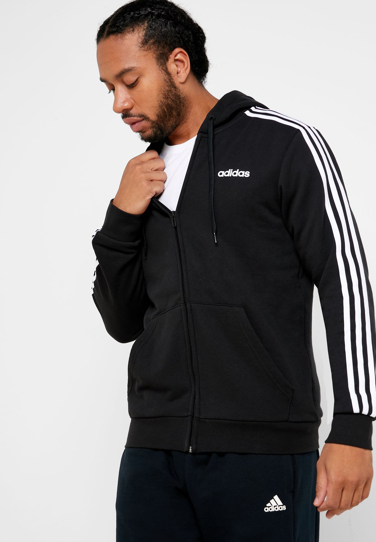 Áo Adidas Essentials 3 Stripes Jacket DQ3102 - Ảnh 5
