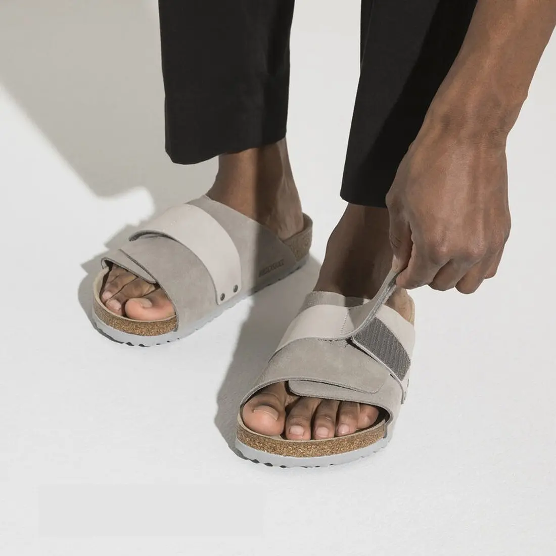 Dep Birkenstock Kyoto Suede 'Stone Coin' 1020737