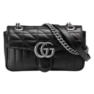 Túi Gucci GG Marmont Mini Shoulder Black Leather 446744-UM8AN-1000