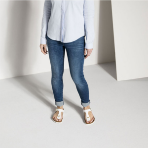 Dep Birkenstock Gizeh 'White Narrow' 1005300