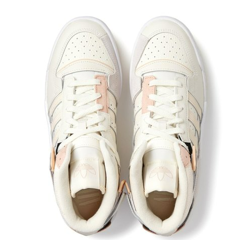 Giày Adidas Forum Exhibit Mid Cream Pink H01922 - Ảnh 6