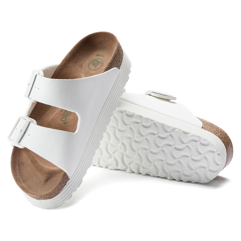 Dep Birkenstock Arizona Platform 'Vegan White' 1018581