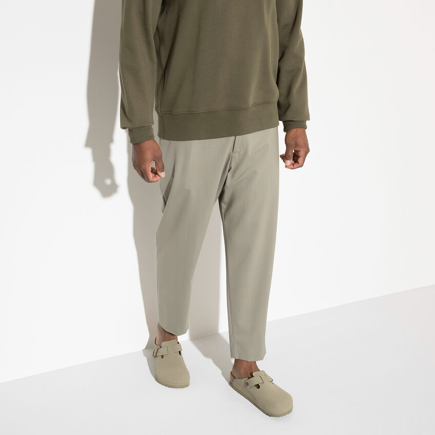 Dep Birkenstock Boston Vegan 'Khaki' 1020541