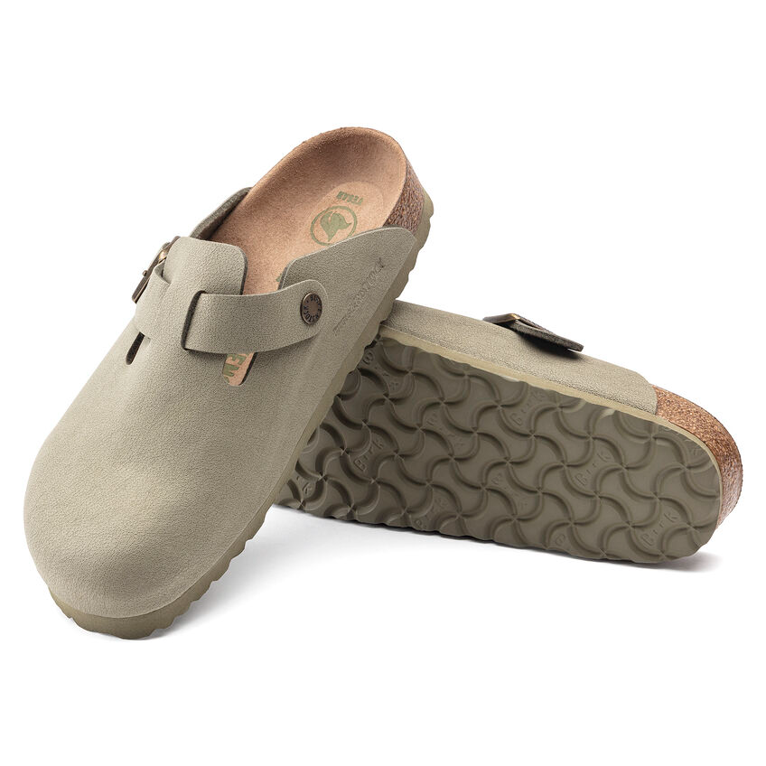 Dep Birkenstock Boston Vegan 'Khaki' 1020541