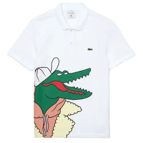 Áo Lacoste Unisex Jean-Michel Tixier Print Classic Fit Polo Shirt PH0410-JD4
