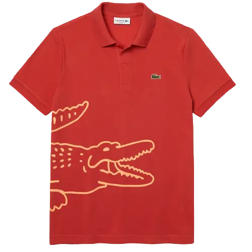 Áo Lacoste Regular Fit Crocodile Print Polo Shirt PH9739-67G