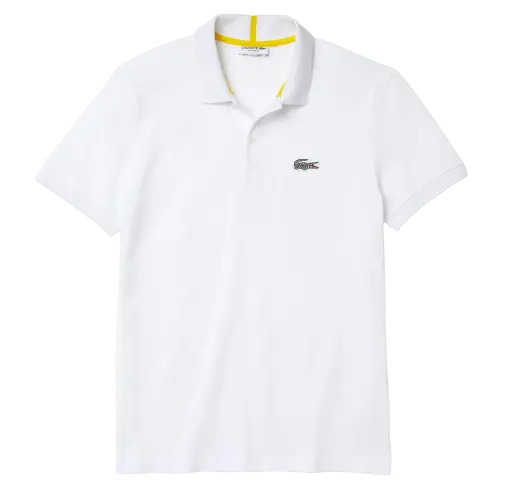 Áo Lacoste Men's National Geographic White Polo Shirt PH6286-6NW
