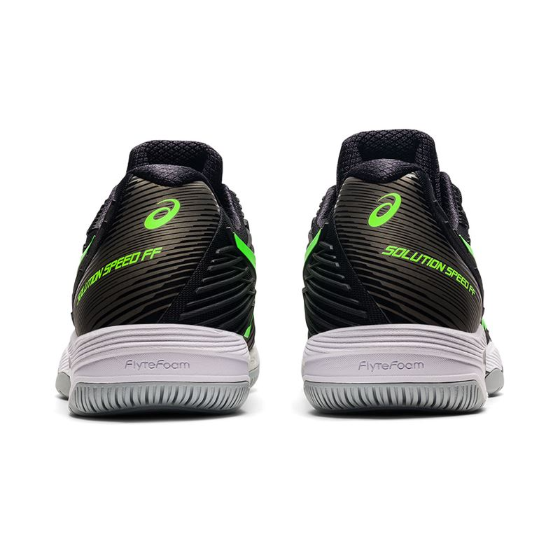 Giày Tennis Asics Solution Speed FF 2 'Black Green Gecko' 1041A182-003 - Ảnh 4